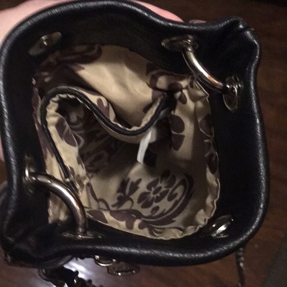 SS Country Diamond Cross Brown leather small bag - Picture 12 of 16